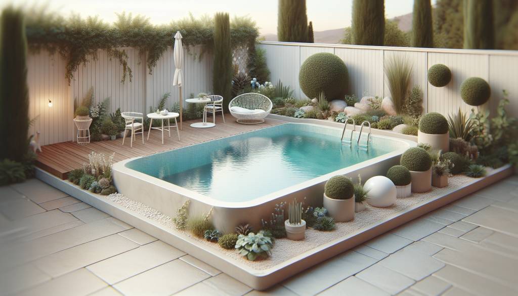 Piscine de moins de 10m solutions compactes pour petits jardins